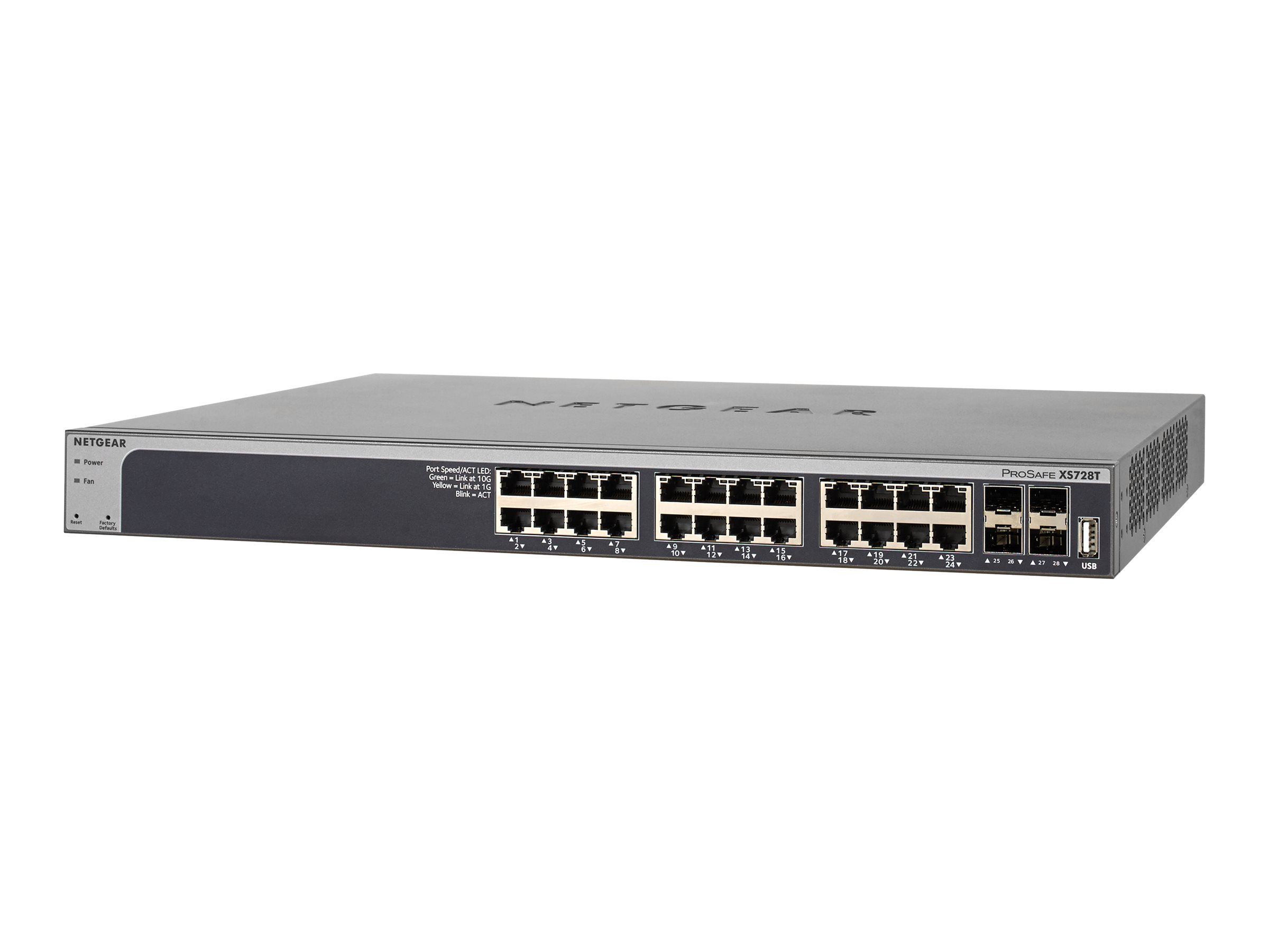 NETGEAR Switch 28x GE XS728T-100NES (10-Gigabit)