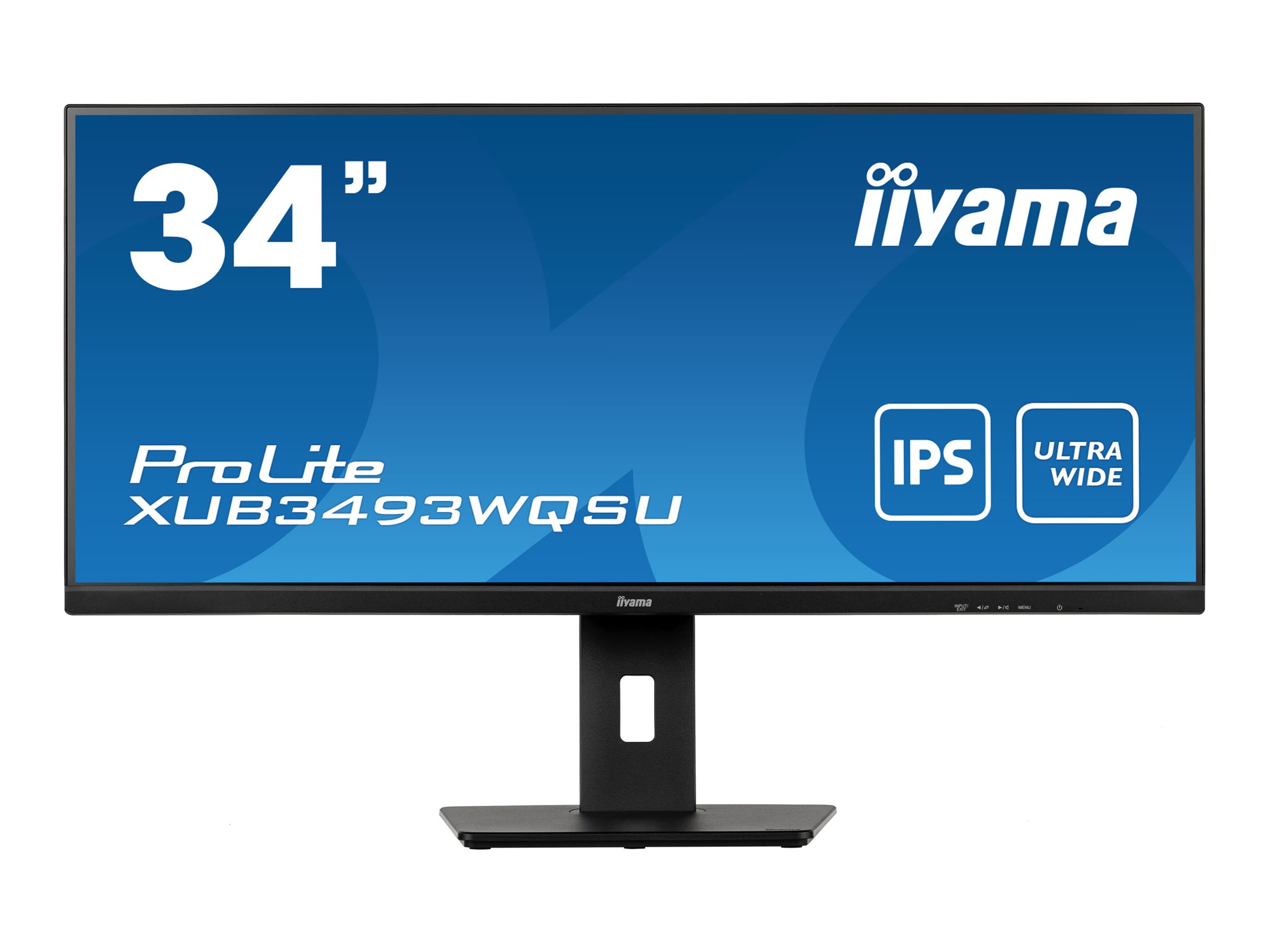 IIYAMA 86,7cm (34")   XUB3493WQSU-B5 21:9  2xHDMI+DP+2xUSB I retail