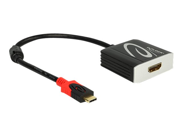 DELOCK USB Kabel C -> HDMI A St/Bu 4K 0.20m schwarz
