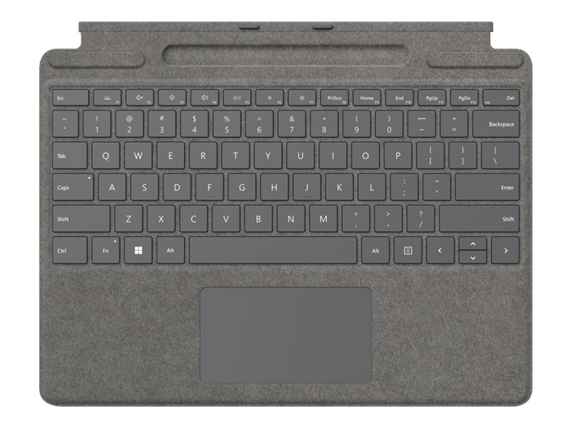Microsoft Surface Pro 8/9/X Type Cover AT/DE Platinum