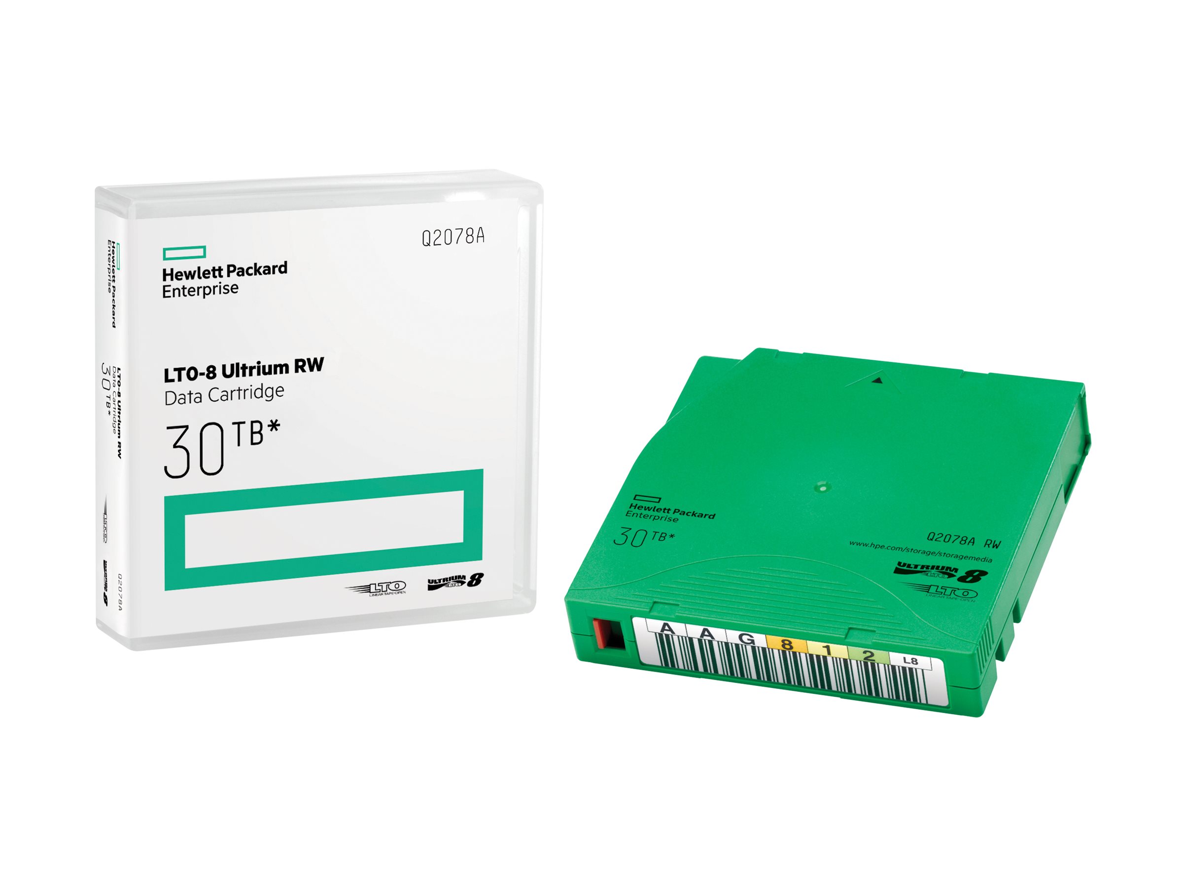 HPE LTO-8 Ultrium  12TB / 30TB RW NO LABEL