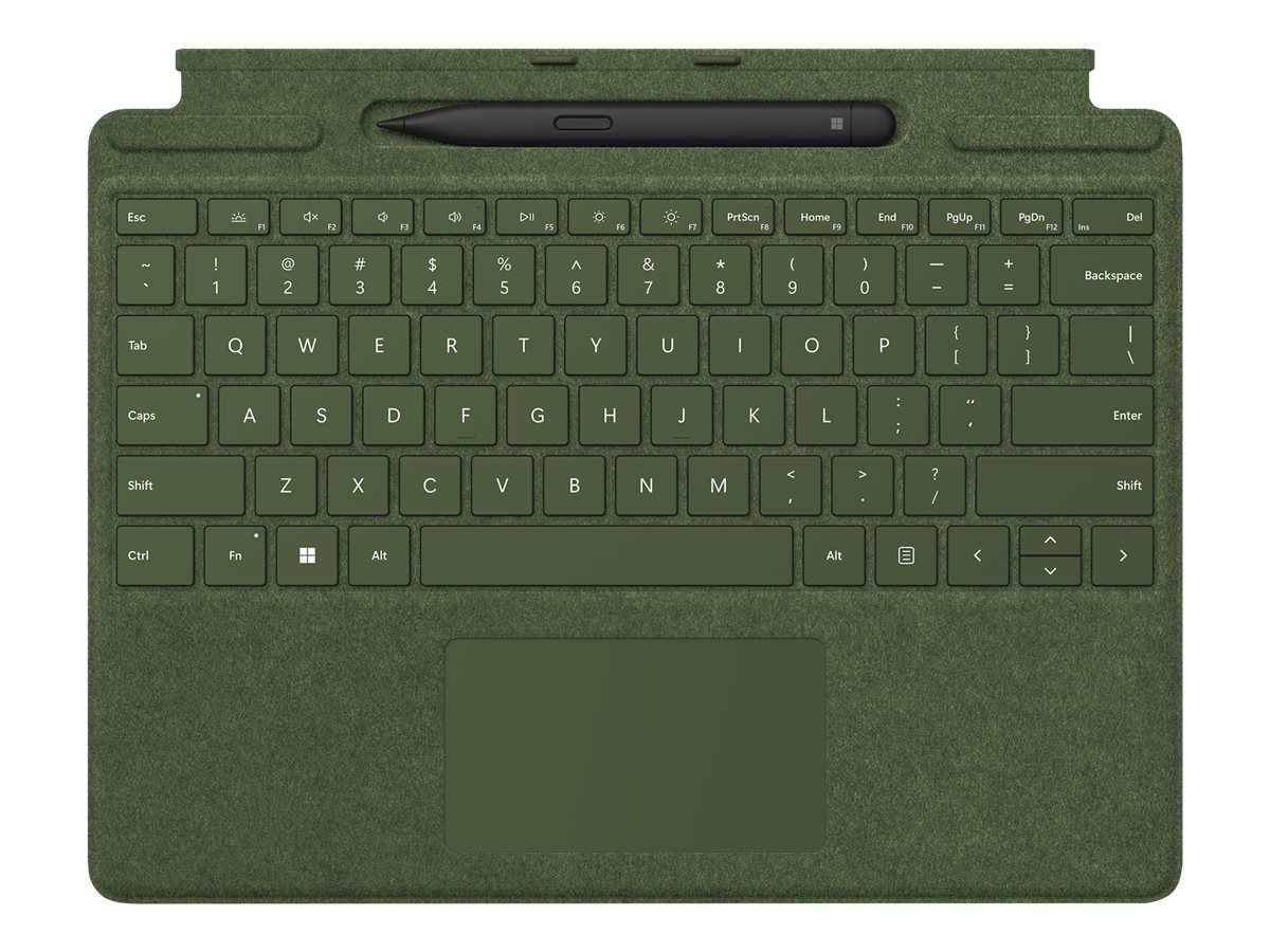 Microsoft Surface Pro 8/9 Type Cover + Pen AT/DE Forest
