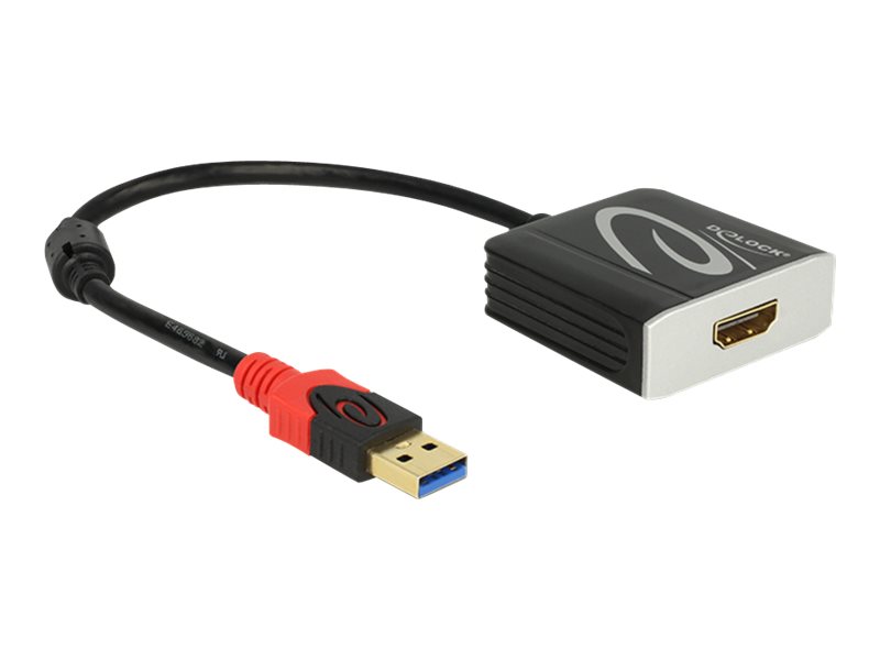 DELOCK USB3.0 Kabel A -> HDMI A St/Bu 0.20m schwarz