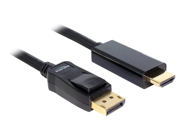 DELOCK Displayport Kabel DP -> HDMI St/St 3.00m schwarz