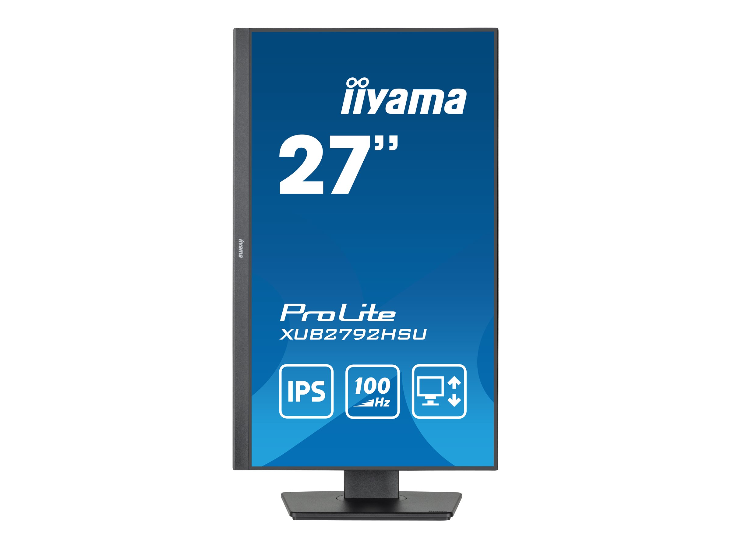 iiyama ProLite XUB2792HSU-B6 - LED-Monitor - 68.6 cm (27") - 1920 x 1080 Full HD (1080p) @ 100 Hz - IPS - 250 cd/m²
