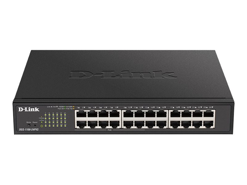 Switch 280mm D-Link DGS-1100-24PV2              24*GE PoE+ retail