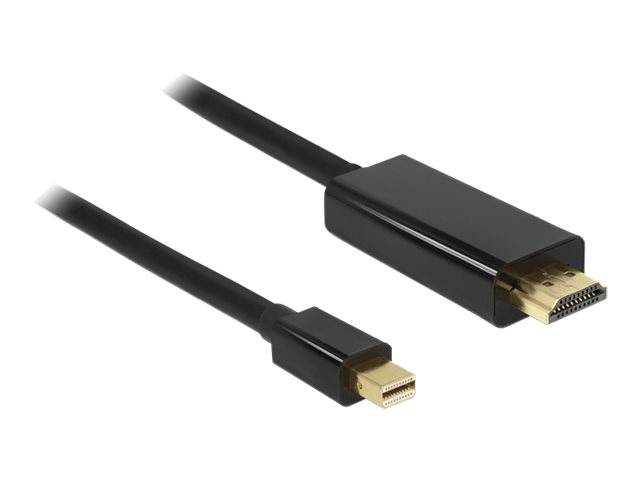 DELOCK Displayport Kabel mini DP -> HDMI St/St 2.00m schwarz