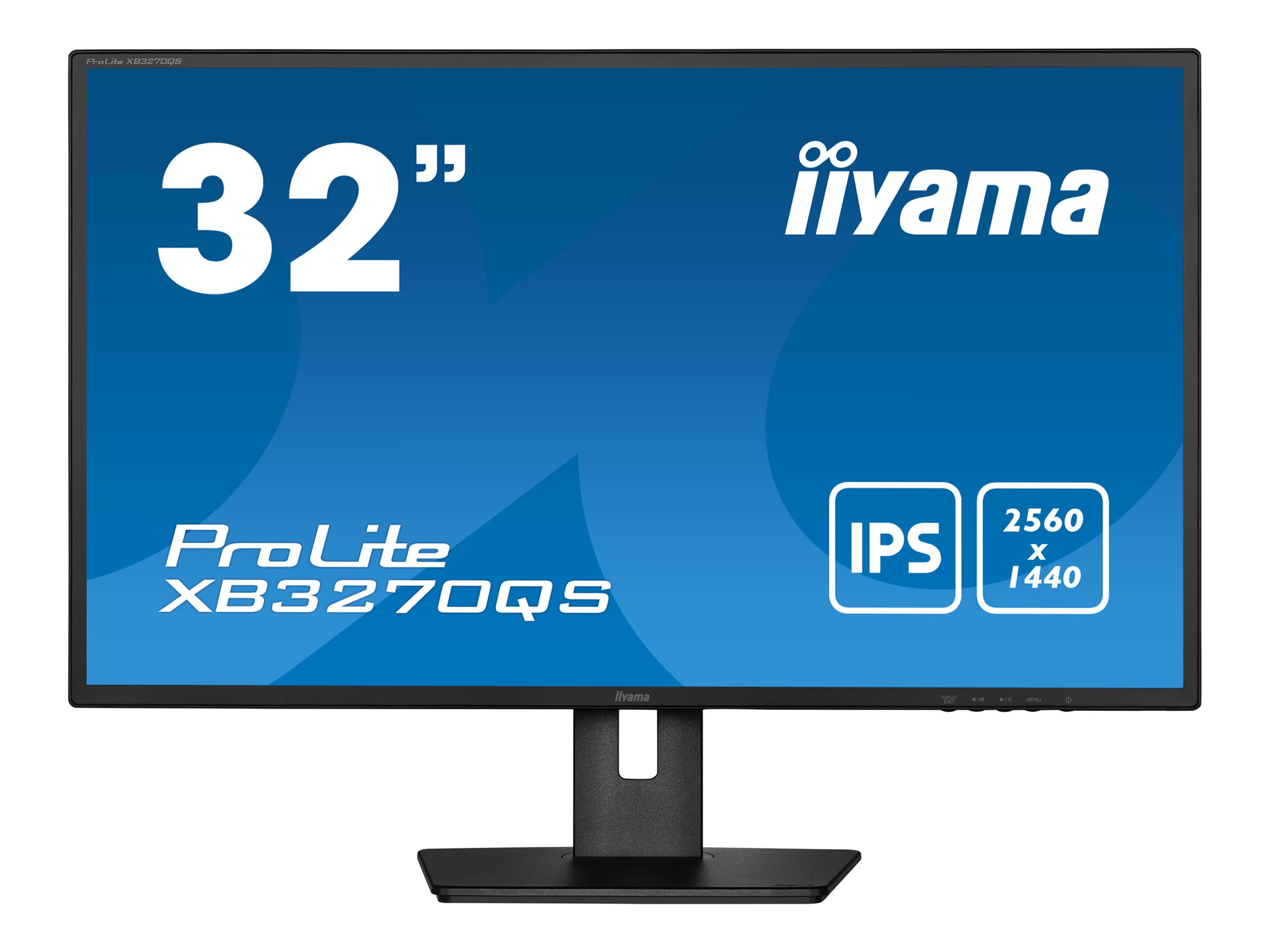 iiyama ProLite XB3270QS-B5 - LED-Monitor - 80 cm (31.5") - 2560 x 1440 WQHD @ 60 Hz - IPS - 250 cd/m²
