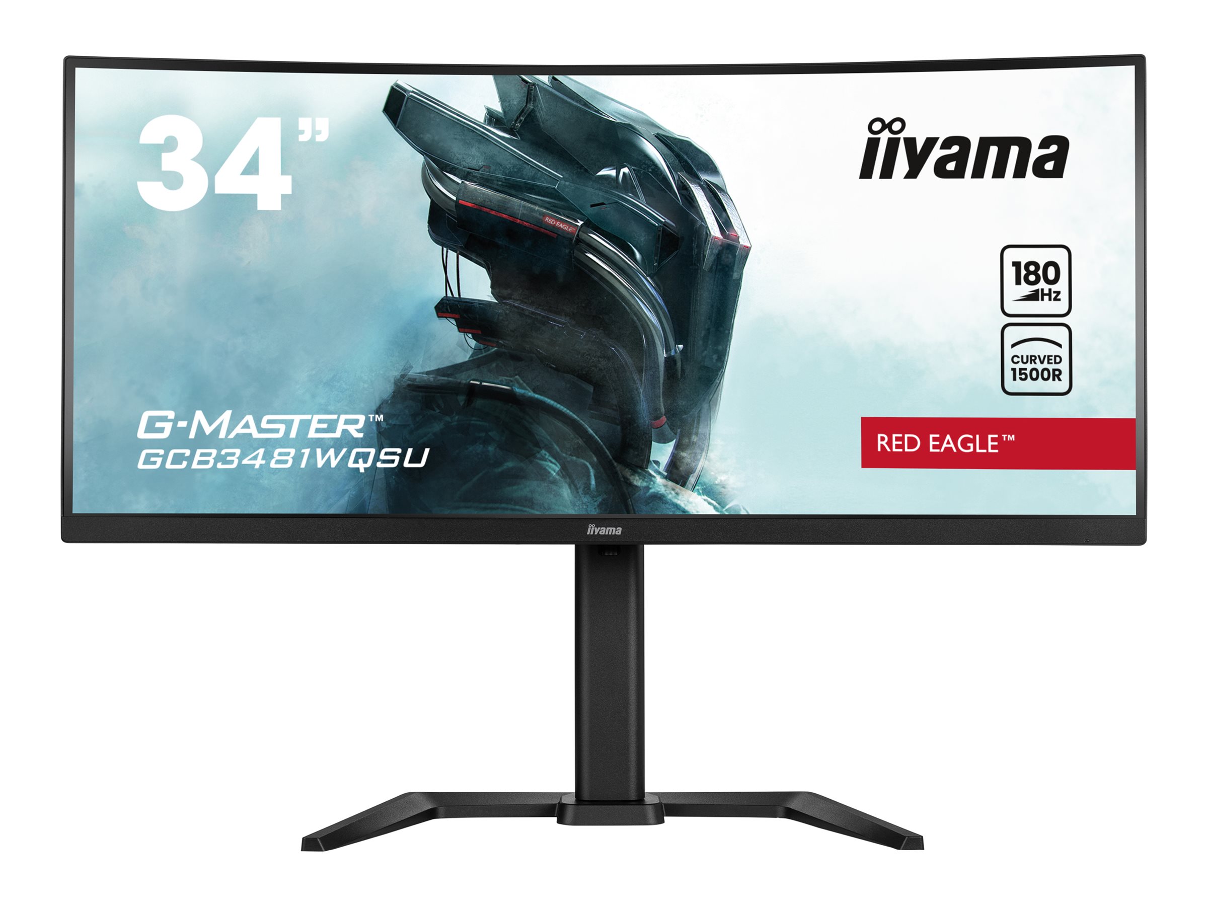 IIYAMA 86.4cm (34")   GCB3481WQSU-B1 21:9 2xHDMi+2DP+USB Cur
