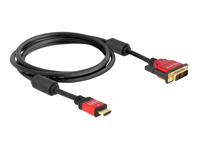DELOCK HDMI zu DVI 24+1 Kabel bidirektional 2 m