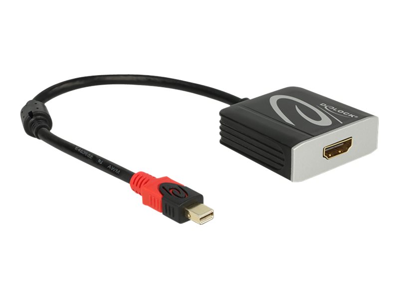 DELOCK Displayport Kabel mini DP -> HDMI St/Bu 0.20m schw.