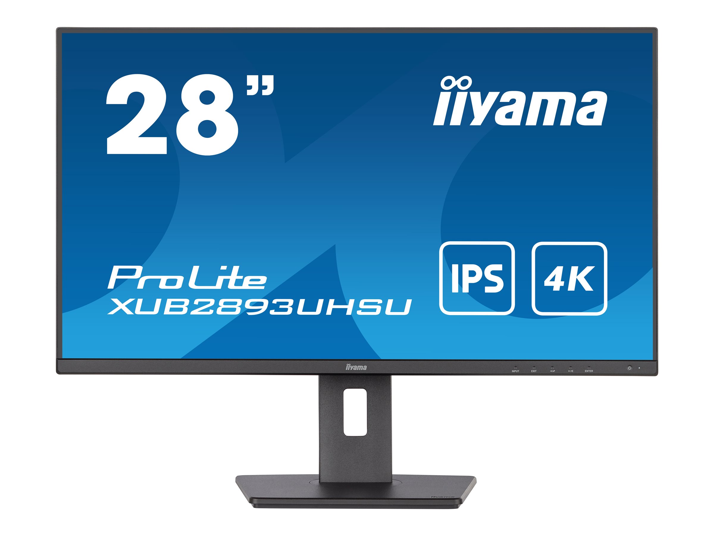 iiyama ProLite XUB2893UHSU-B5 - LED-Monitor - 71 cm (28") - 3840 x 2160 4K @ 60 Hz - IPS - 300 cd/m²
